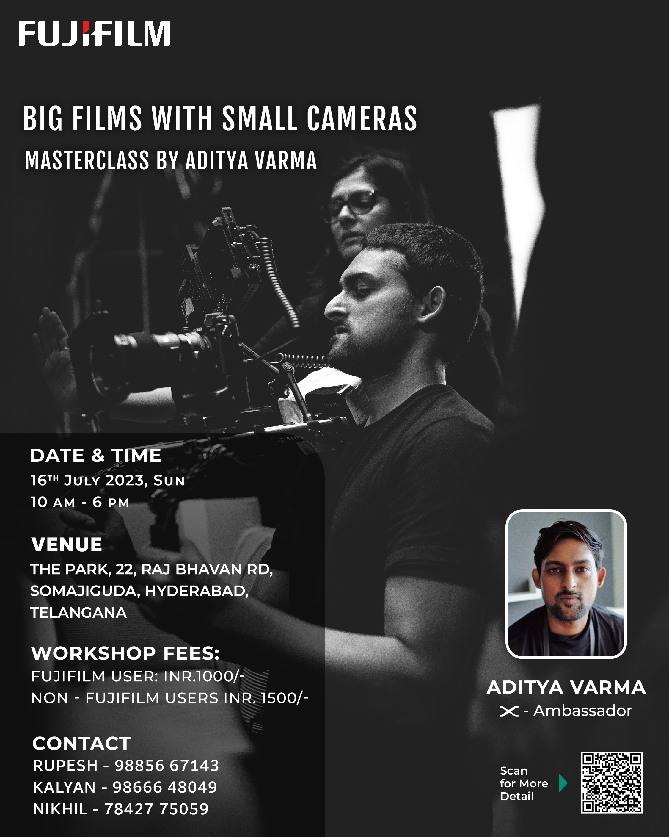 Big Films With Small Cameras Masterclass By Aditya Varma