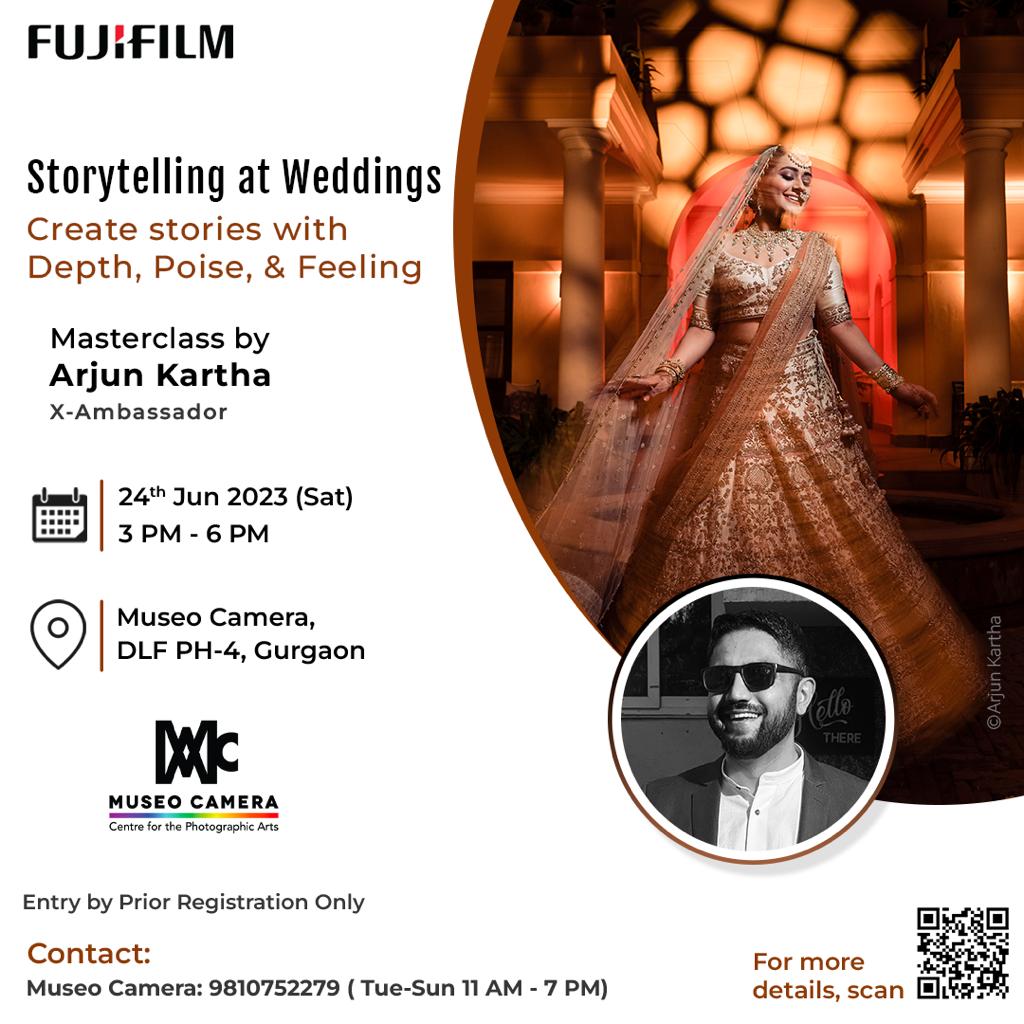 Storytelling at Weddings. Create Stories with Depth, Poise & Feeling by Arjun Kartha