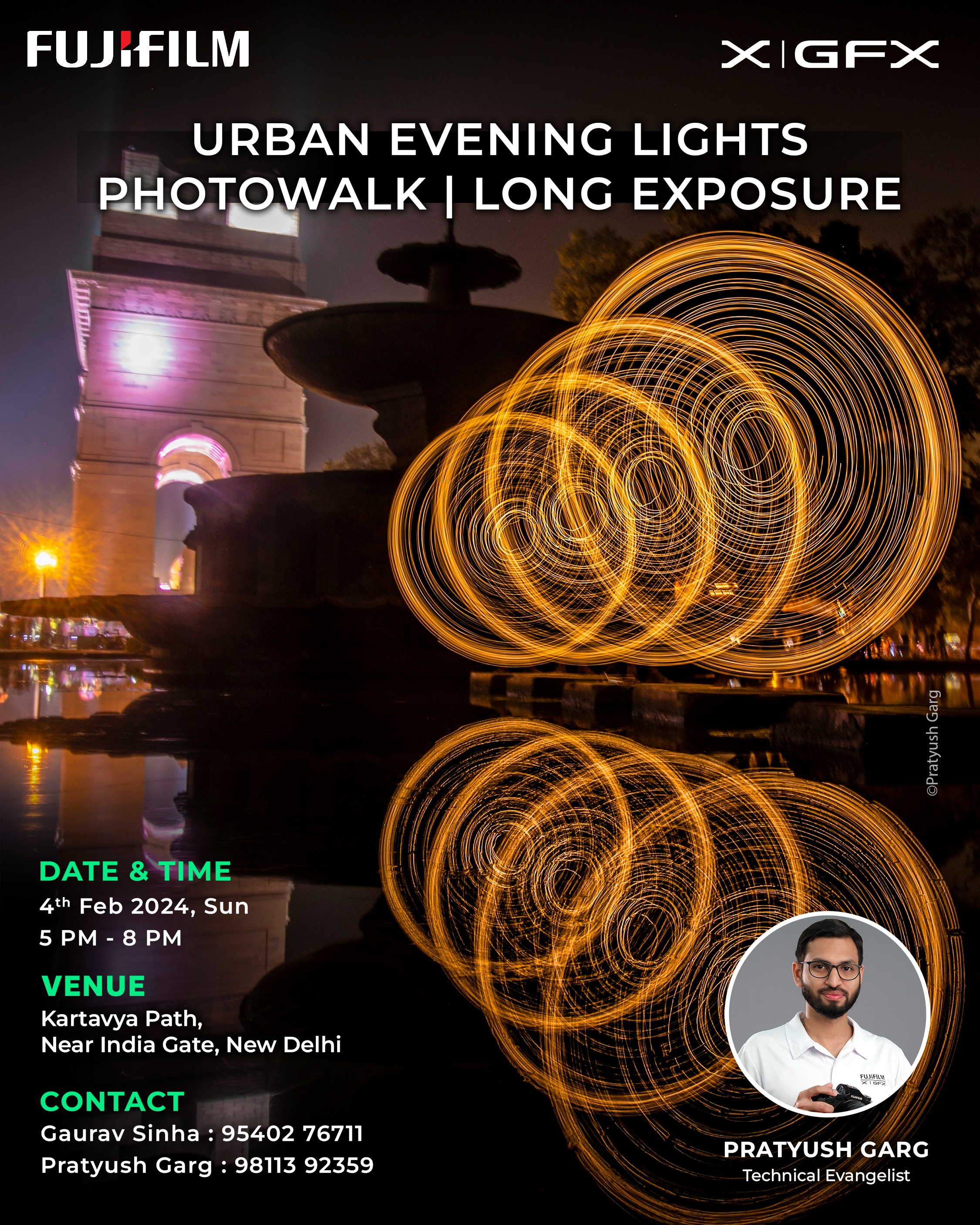 Urban Evening Lights Photowalk | Long Exposure